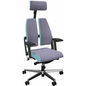 Chaise de Bureau Nowy Styl avec Têtière - Ergonomique Gris Xilium Duo traslak X-move - Publicité Chaise de Bureau Nowy Styl avec Têtière - Ergonomique Gris Xilium Duo traslak X-move - Publicité