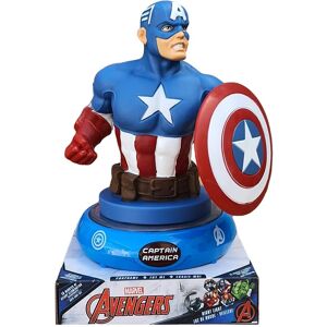 Lampada Notturna LED 3D Capitan America - Multicolore Lampada Notturna LED 3D Capitan America - Multicolore