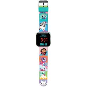 Montre LED Gabby's Dollhouse pour Enfants - Violet - Produit Officiel - Publicité Montre LED Gabby's Dollhouse pour Enfants - Violet - Produit Officiel - Publicité