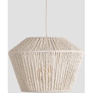 Lampada da Soffitto in Carta Intrecciata Bianco - Lampada da Soffitto Lampada da Soffitto in Carta Intrecciata Bianco - Lampada da Soffitto