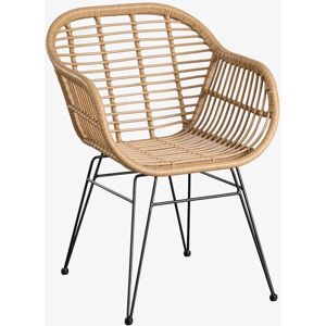 Sklum Zole Sedia da Pranzo in Rattan Sintetico - Sedia da pranzo Sklum Zole Sedia da Pranzo in Rattan Sintetico - Sedia da pranzo
