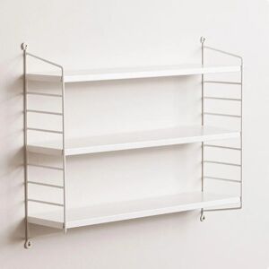 Estantería Modular de Pared Emine Sklum - Blanco Estantería Modular de Pared Emine Sklum - Blanco
