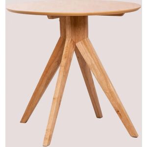 SKLUM Sekiz Table Ronde en Bois de Caoutchouc - Table à Manger - Publicité SKLUM Sekiz Table Ronde en Bois de Caoutchouc - Table à Manger - Publicité