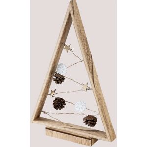 SKLUM Natürlicher Holz-Weihnachtsbaum mit LED-Lichtern - Weihnachtsbaum SKLUM Natürlicher Holz-Weihnachtsbaum mit LED-Lichtern - Weihnachtsbaum