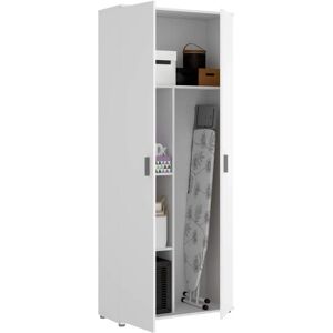 Armario Multiusos Blanco de Mobimarket con 2 Puertas - 190x78x35 cm Armario Multiusos Blanco de Mobimarket con 2 Puertas - 190x78x35 cm