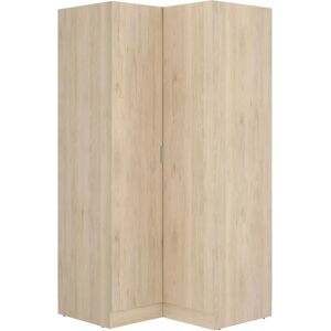 DEKIT Eckschrank - Natur - Verstellbare Regale - Einfache Montage DEKIT Eckschrank - Natur - Verstellbare Regale - Einfache Montage