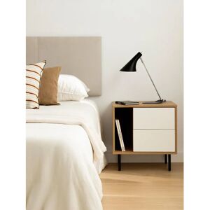 Kenay - Zach - White-Natural - 2-drawer - Nightstands Kenay - Zach - White-Natural - 2-drawer - Nightstands