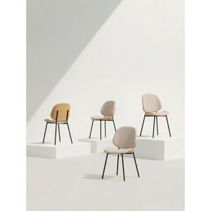 Kenay - Pack4Chairs - Rembourrage Beige - Chêne - Chaises de salle à manger - Publicité Kenay - Pack4Chairs - Rembourrage Beige - Chêne - Chaises de salle à manger - Publicité