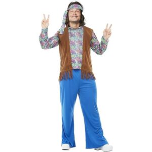 Funiglobal Funidelia Costume Hippie pour Homme - Années 60 Flower Power - Publicité Funiglobal Funidelia Costume Hippie pour Homme - Années 60 Flower Power - Publicité