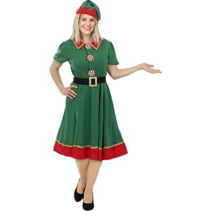Funiglobal FUNIDELIA Costume d'Elfe pour Femmes - Vert - Costumes pour Noël, Halloween, Fêtes - Publicité Funiglobal FUNIDELIA Costume d'Elfe pour Femmes - Vert - Costumes pour Noël, Halloween, Fêtes - Publicité