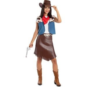 Funiglobal FUNIDELIA Costume de cowgirl - Western, Halloween - Brun - Publicité Funiglobal FUNIDELIA Costume de cowgirl - Western, Halloween - Brun - Publicité