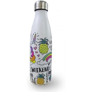 Mediawave Store Bouteille en acier licorne - Double paroi 500ml - Réutilisable - Publicité Mediawave Store Bouteille en acier licorne - Double paroi 500ml - Réutilisable - Publicité