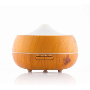 Difusor de Aroma Humidificador con LED Multicolor Efecto Madera Difusor de Aroma Humidificador con LED Multicolor Efecto Madera
