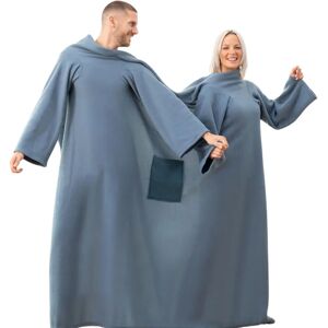 InnovaGoods Podwójny Koc z Rękawami i Środkową Kieszenią - Unisex Ciepła Zima InnovaGoods Podwójny Koc z Rękawami i Środkową Kieszenią - Unisex Ciepła Zima