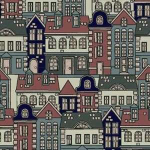 Things Home Trade TOWN 601 - Nappe en coton et polyester recyclés 140x200cm - Publicité Things Home Trade TOWN 601 - Nappe en coton et polyester recyclés 140x200cm - Publicité