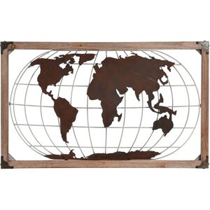 Fijalo Decorazione Parete Pino - Mappamondo - Decorazione Murale Fijalo Decorazione Parete Pino - Mappamondo - Decorazione Murale