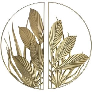 Fijalo DP206545 - Juego de Decoración de Pared - Metal - Dorado Fijalo DP206545 - Juego de Decoración de Pared - Metal - Dorado