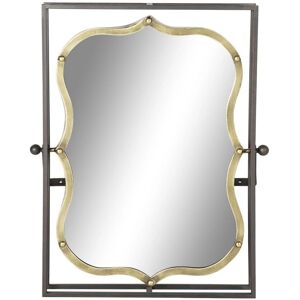 Fijalo Model ES182042 Metalowe Lusterko 51,5x12x65 Złote - Lusterko Fijalo Model ES182042 Metalowe Lusterko 51,5x12x65 Złote - Lusterko