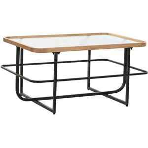 Fijalo Model MB195341 - Metaal Kristal Salontafel - Salontafel Fijalo Model MB195341 - Metaal Kristal Salontafel - Salontafel