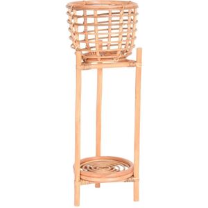 Fijalo Ratan Pot 25x25x70 - Plantmaché Fijalo Ratan Pot 25x25x70 - Plantmaché
