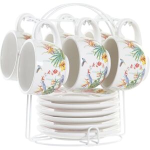 Fijalo Modell Café-Set - 6 Dolomit-Tassen, 180ml - Tropic Garden Fijalo Modell Café-Set - 6 Dolomit-Tassen, 180ml - Tropic Garden