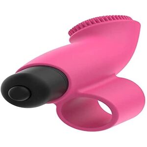 Ohmama Vibrador Dedal Rosa Edición Navidad - A prueba de agua, Silicona sedosa Ohmama Vibrador Dedal Rosa Edición Navidad - A prueba de agua, Silicona sedosa