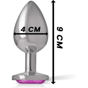 Intense - Analplug aus Metall mit Rosa Herz, Größe L Intense - Analplug aus Metall mit Rosa Herz, Größe L
