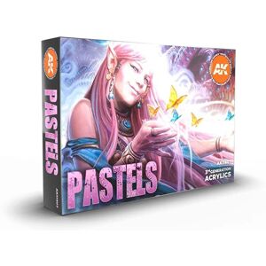 Ensemble de Couleurs Pastel AK Interactive - Peinture acrylique - Publicité Ensemble de Couleurs Pastel AK Interactive - Peinture acrylique - Publicité