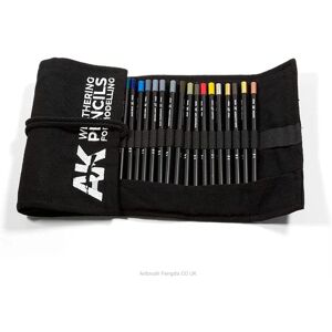 Crayons de Weathering AK INTERACTIVE - 37 Couleurs à Base d'Eau - Peinture pour Modèles Crayons de Weathering AK INTERACTIVE - 37 Couleurs à Base d'Eau - Peinture pour Modèles