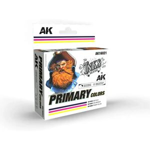 AK INTERACTIVE - Tinten - Primärfarben-Set - Acrylmodellfarbe - AK16021 AK INTERACTIVE - Tinten - Primärfarben-Set - Acrylmodellfarbe - AK16021