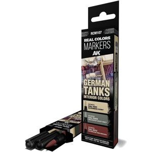 AK Interactive Deutsche Panzer Innenfarben - Set 3 Acrylmarkierer AK Interactive Deutsche Panzer Innenfarben - Set 3 Acrylmarkierer