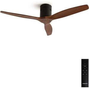 Ventilateur de Ceiling en Bois Foncé - Silencieux 6 Vitesses - 40W - Publicité Ventilateur de Ceiling en Bois Foncé - Silencieux 6 Vitesses - 40W - Publicité