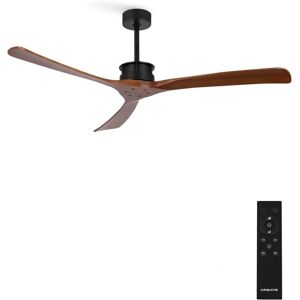 Ventilador de Techo Create Wind Large Madera Oscura/Negro - 40W, 6 Velocidades Ventilador de Techo Create Wind Large Madera Oscura/Negro - 40W, 6 Velocidades