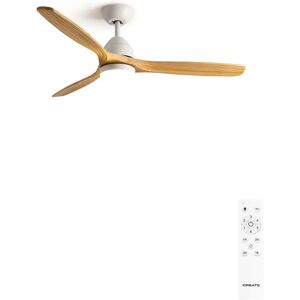 CREATE Windlight Cup Dc - Ventilador de Techo Silencioso 40W Ø132cm Madera y Luz CREATE Windlight Cup Dc - Ventilador de Techo Silencioso 40W Ø132cm Madera y Luz