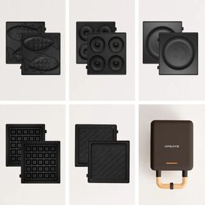 Pack Create Stone Studio Sandwich & Gaufrier - Appareil Multifonction - Publicité Pack Create Stone Studio Sandwich & Gaufrier - Appareil Multifonction - Publicité