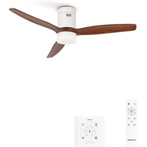 Create Windcalm dc - Ventilateur de plafond 40W Silencieux Ø132cm avec lumière - Contrôleur mural - Publicité Create Windcalm dc - Ventilateur de plafond 40W Silencieux Ø132cm avec lumière - Contrôleur mural - Publicité