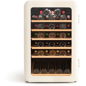 Create - Vinothèque Rétro - Réfrigérateur à vin électrique pour 12, 45 ou 76 bouteilles - Publicité Create - Vinothèque Rétro - Réfrigérateur à vin électrique pour 12, 45 ou 76 bouteilles - Publicité