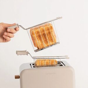 Create - Pack Toast Retro Petite Friteuse pour tranches larges + 2 pinces de grille - Publicité Create - Pack Toast Retro Petite Friteuse pour tranches larges + 2 pinces de grille - Publicité