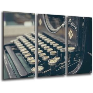 Impresión fotográfica vintage en madera - Arte de pared en 3 partes Impresión fotográfica vintage en madera - Arte de pared en 3 partes
