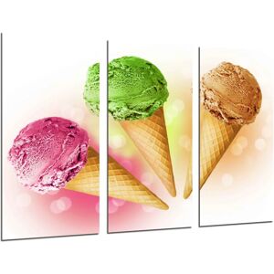 Dkorarte Ice Cream Parlor Wooden Photo Wall Art - 97x62cm Decor Dkorarte Ice Cream Parlor Wooden Photo Wall Art - 97x62cm Decor