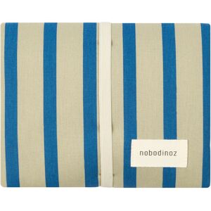 Nobodinoz - Stories - Rayures vertes et bleues - Tapis à langer - Publicité Nobodinoz - Stories - Rayures vertes et bleues - Tapis à langer - Publicité