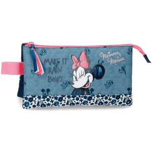 Disney Minnie Make it Rain Bows Blue Pencil Case - Kids' Fashion Disney Minnie Make it Rain Bows Blue Pencil Case - Kids' Fashion