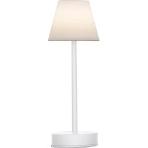Lampe de table LED rechargeable Lola Slim 30 blanche - Publicité Lampe de table LED rechargeable Lola Slim 30 blanche - Publicité