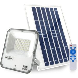 JS CORP. Foco Proyector LED Solar 50W - Blanco Frío JS CORP. Foco Proyector LED Solar 50W - Blanco Frío