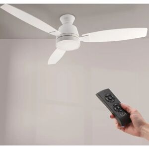Iluminashop - Ventilateur de plafond LED blanc 18W Télécommande 3000+4000+6000 lumens - Publicité Iluminashop - Ventilateur de plafond LED blanc 18W Télécommande 3000+4000+6000 lumens - Publicité