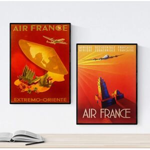Ensemble d'affiches vintage NACNIC - Art mural moderne - Publicité Ensemble d'affiches vintage NACNIC - Art mural moderne - Publicité
