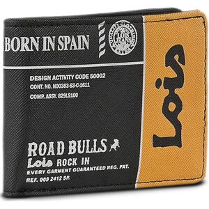Billetera Lois Isthmus - Lona Impresa Negra para Niños Billetera Lois Isthmus - Lona Impresa Negra para Niños