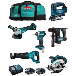 Makita Kit MK602 - Power Tool Set with Hammer, Grinder, Drill & Accessories Makita Kit MK602 - Power Tool Set with Hammer, Grinder, Drill & Accessories