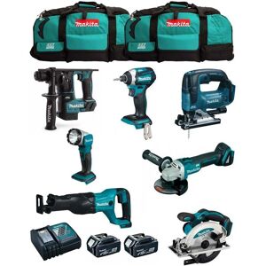 Makita Kit MK703 Power Tool Set with Hammer and Grinder Makita Kit MK703 Power Tool Set with Hammer and Grinder
