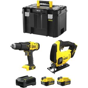 Kit Stanley FatMax SVK205 - Juego de herramientas con taladro y sierra Kit Stanley FatMax SVK205 - Juego de herramientas con taladro y sierra